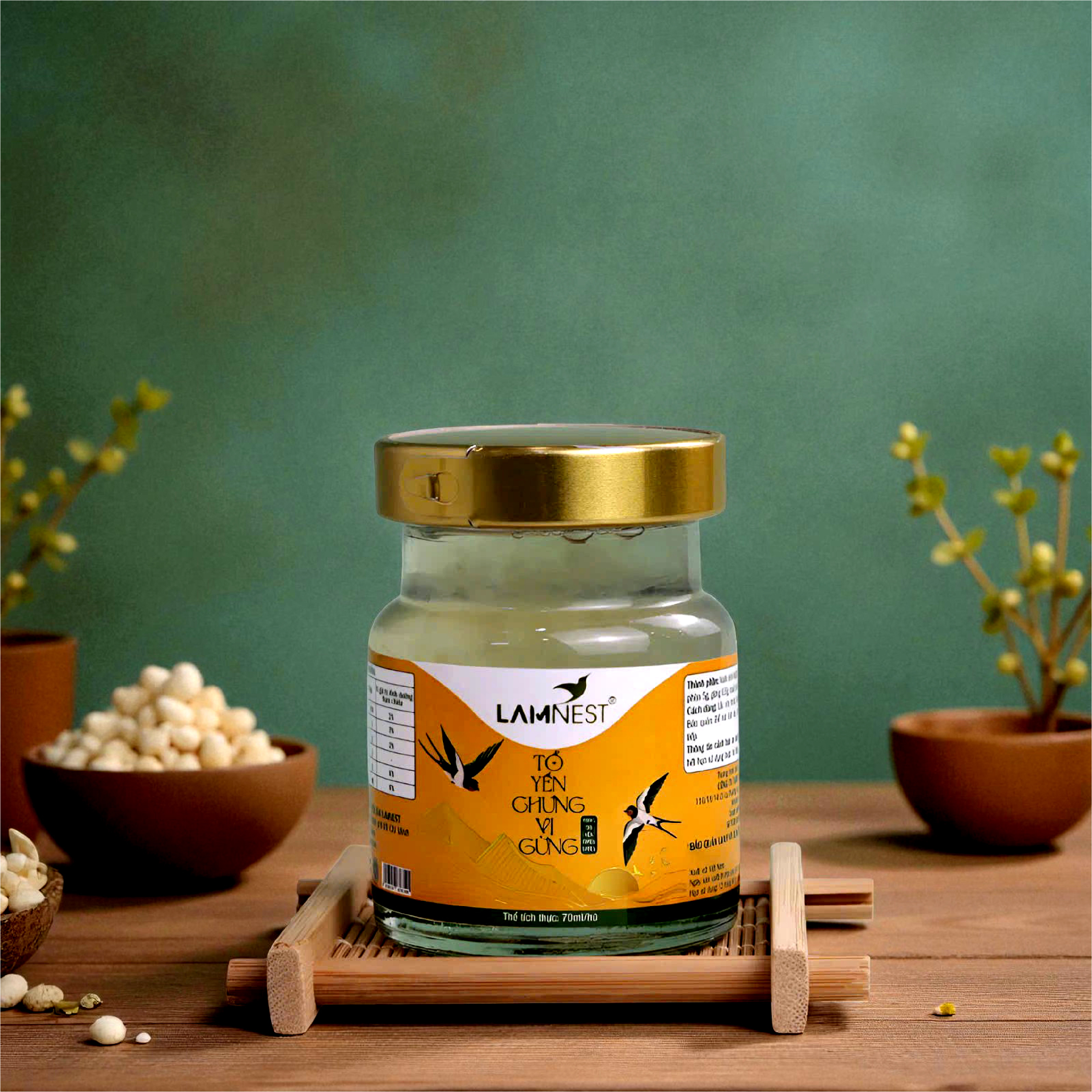 Tổ yến chưng tiệt trùng