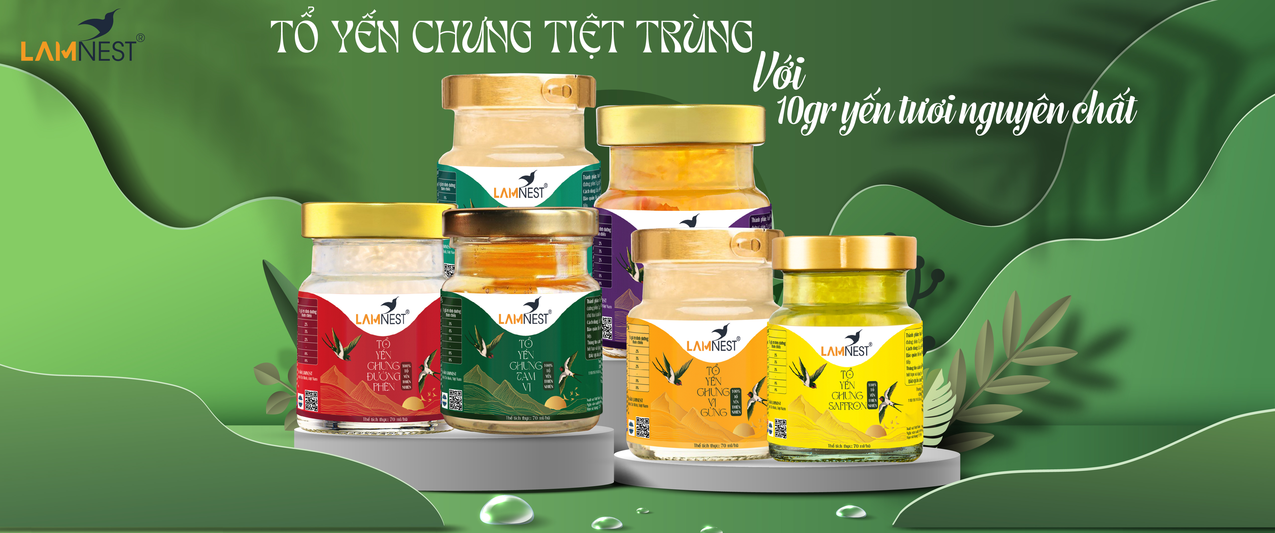 Tổ yến chưng tiệt trùng