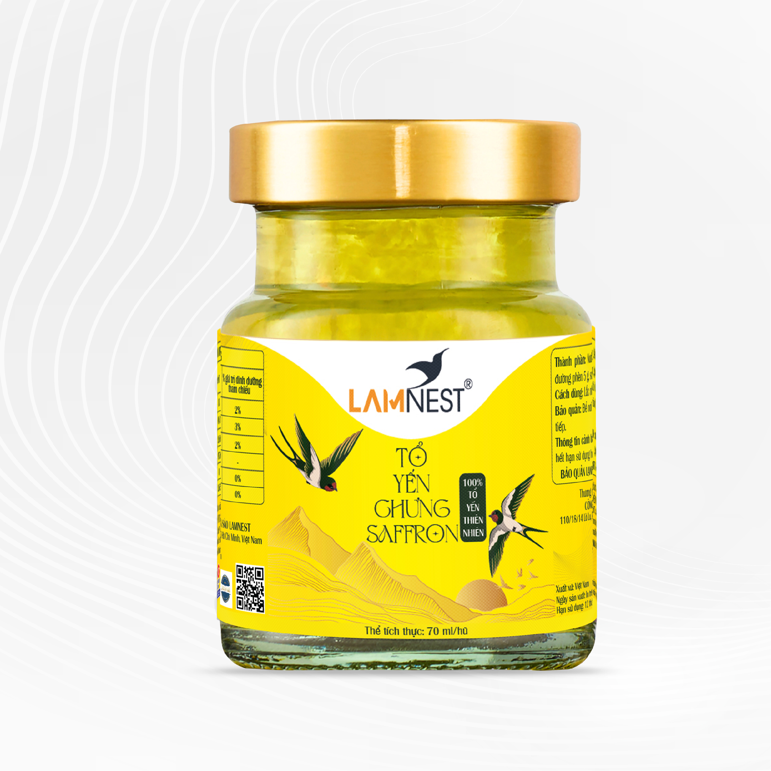 Tổ yến chưng saffron