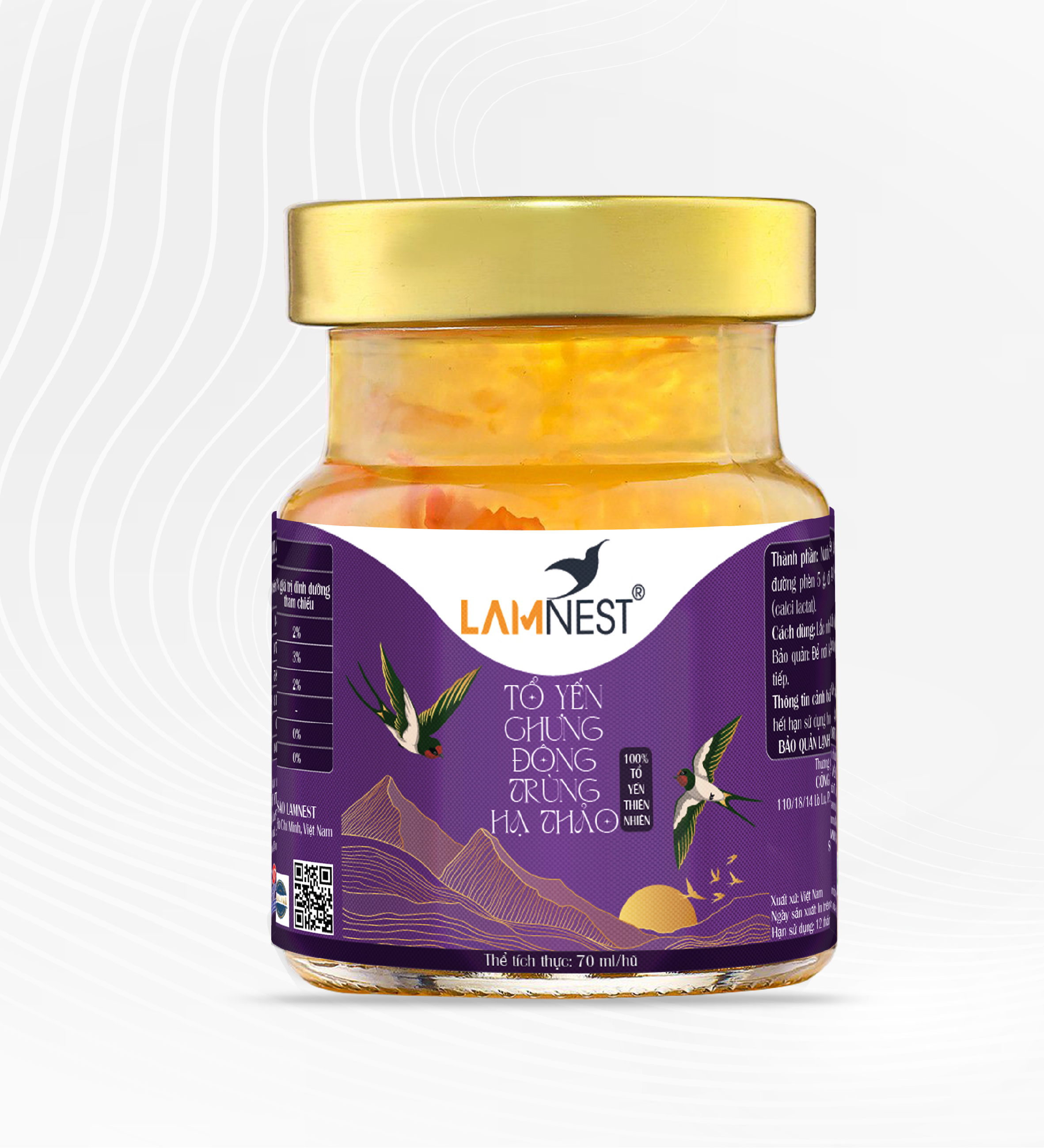 Tổ yến chưng đông trùng hạ thảo